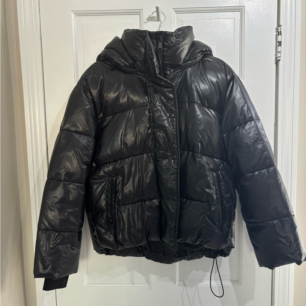 GAP recycled heavy weight cropped puffer